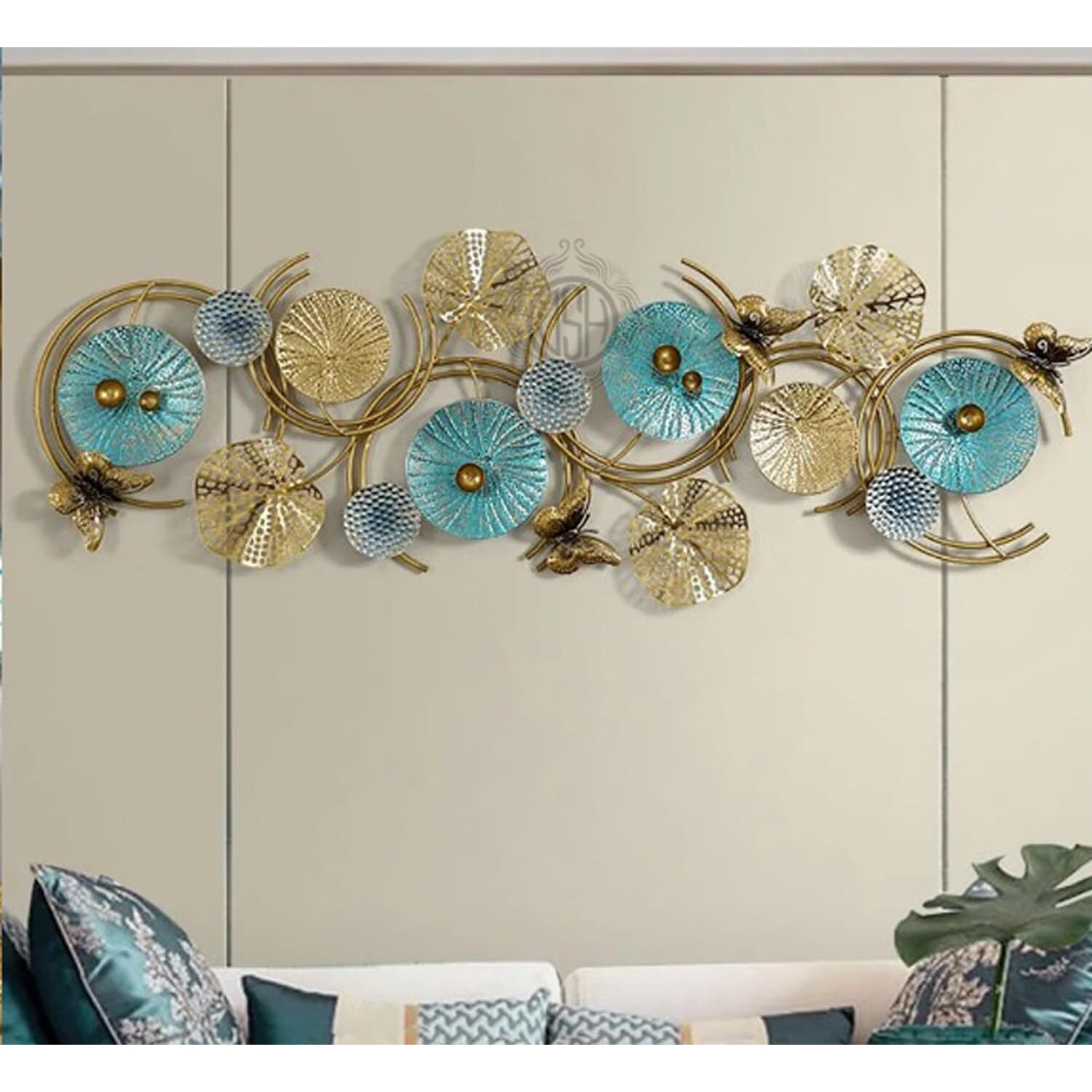 Dsh Crafting Your Curiosity Metal Wall Deco Multi Color Wall Hanging Wall Arts For Home Hotel Office Living Room Bedroom Decoration. (Iwart-16)