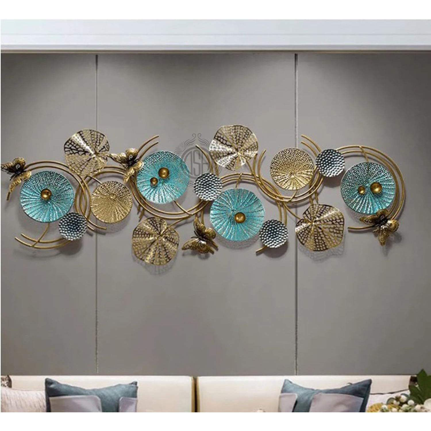 Dsh Crafting Your Curiosity Metal Wall Deco Multi Color Wall Hanging Wall Arts For Home Hotel Office Living Room Bedroom Decoration. (Iwart-16)
