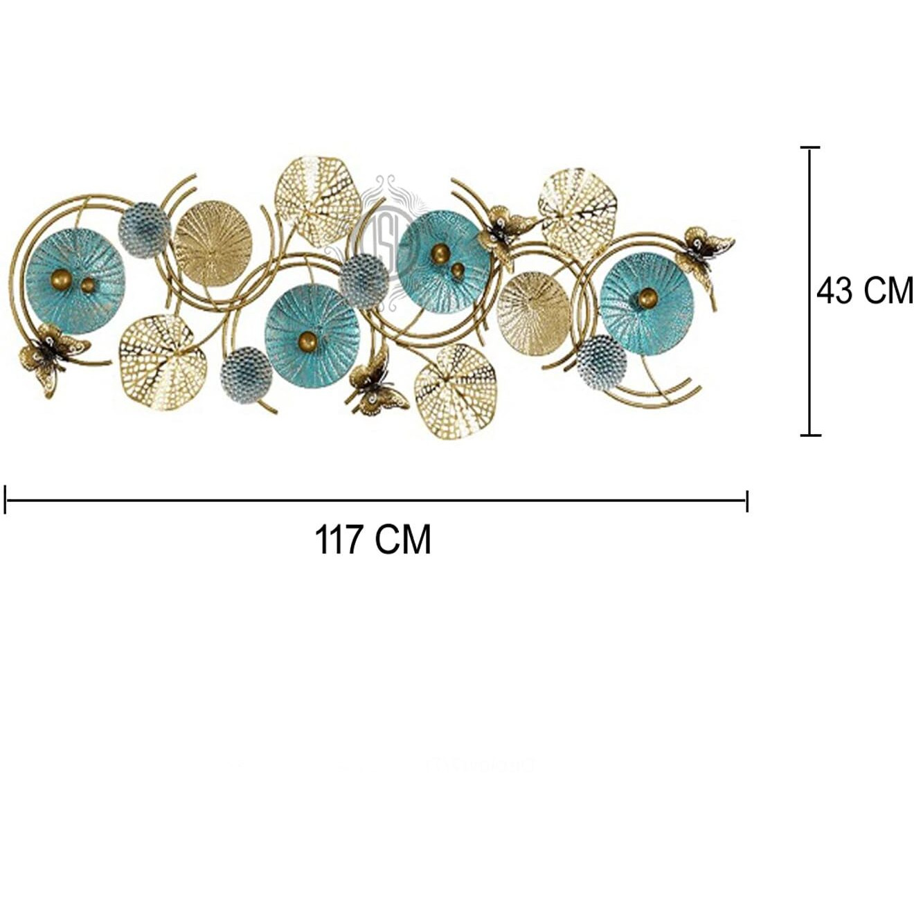 Dsh Crafting Your Curiosity Metal Wall Deco Multi Color Wall Hanging Wall Arts For Home Hotel Office Living Room Bedroom Decoration. (Iwart-16)