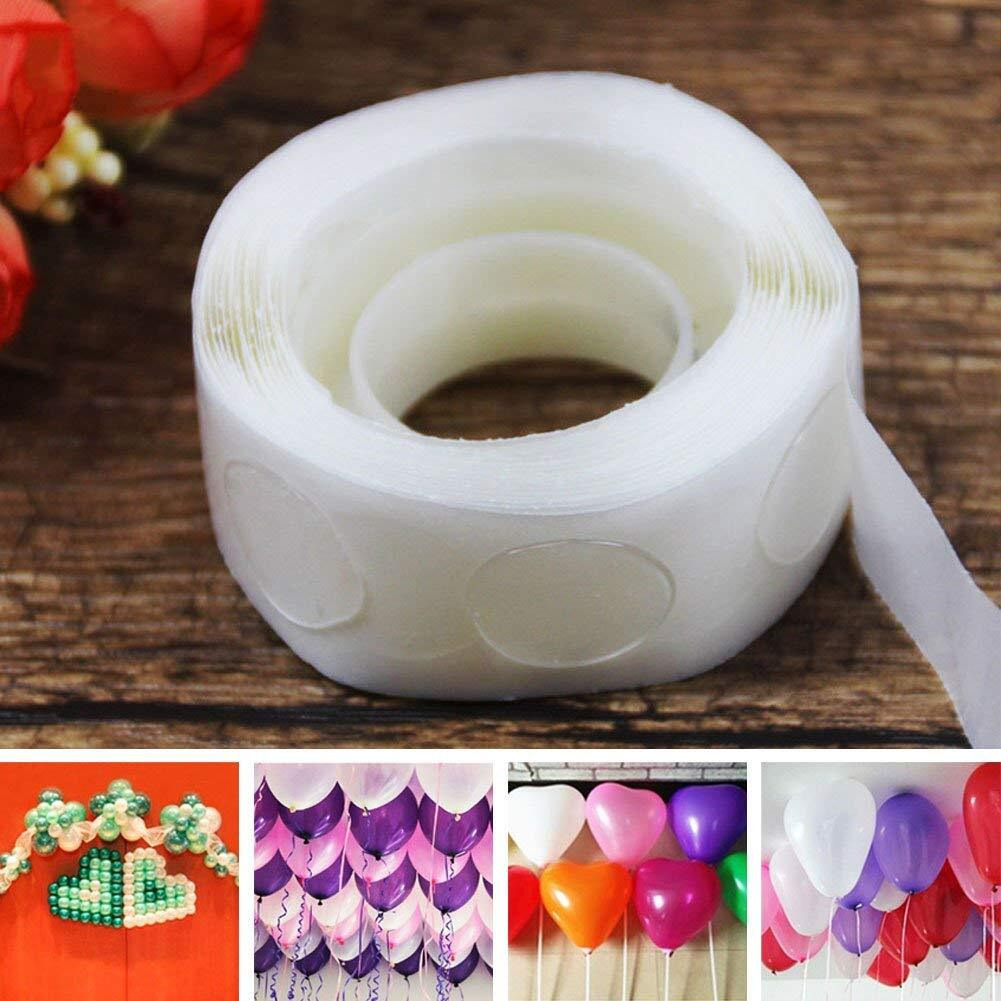 Flyloons Glue Dots For Balloons - Strong Adhesive Glue Dots For Balloon Decoration