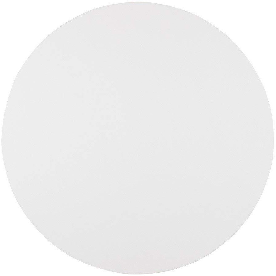 Skyhawk 10 Oz Primed Cotton Pre Stretched Round Canvas (12 Inch (Pack Of 2), White)