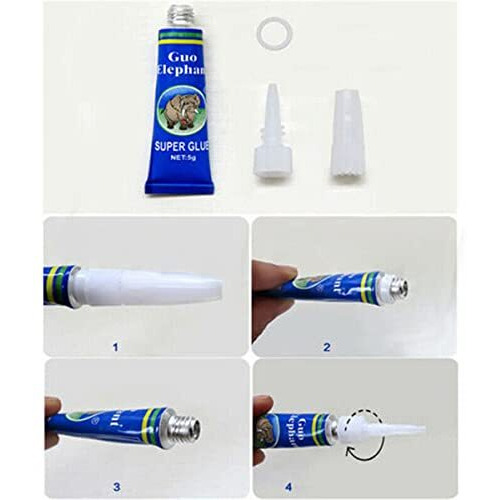 Vayinato Petzlifeworld Instant Elephant Glue For Rock, Driftwood, Aquarium Plants Aquascaping Tool 10Gm (5Gm X 2 | 2 Pcs)