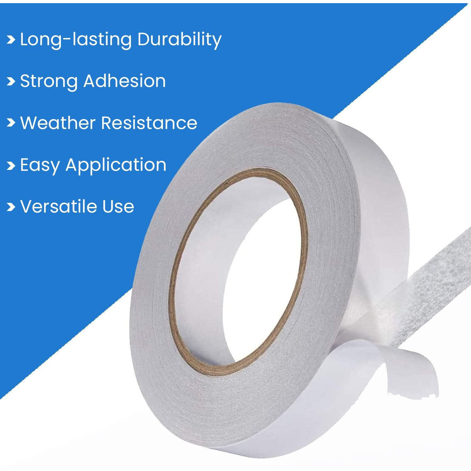 Thump Double-Sided Tissue Tape Multipurpose Transparent Sticky Adhesive For Art & Crafts School Office Household Interior Use - (Transparent, 24Mmx30M, Pack Of 12)