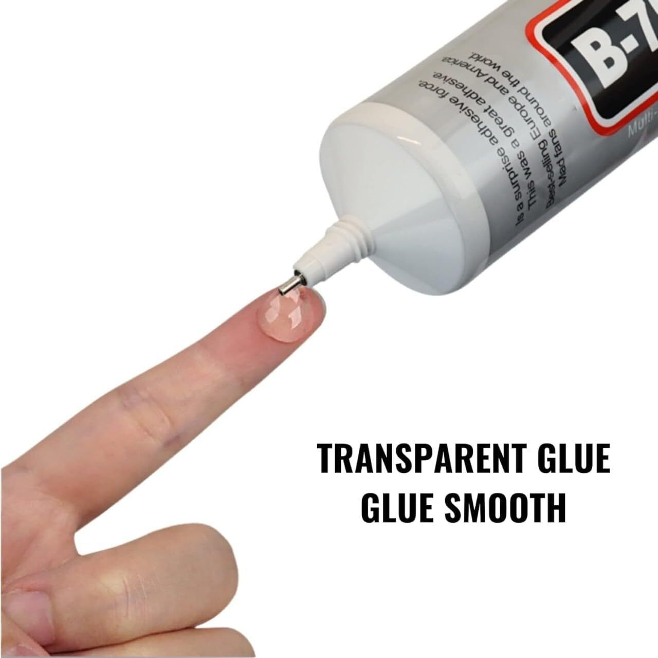 Fexonxa B7000 Adhesive Glue (50Ml/1.68 Fl. Oz)  Multi-Purpose Transparent Glue For Mobile Phones, Crystal Crafts, Jewellery, Glass, Metal, Stone, Shoes