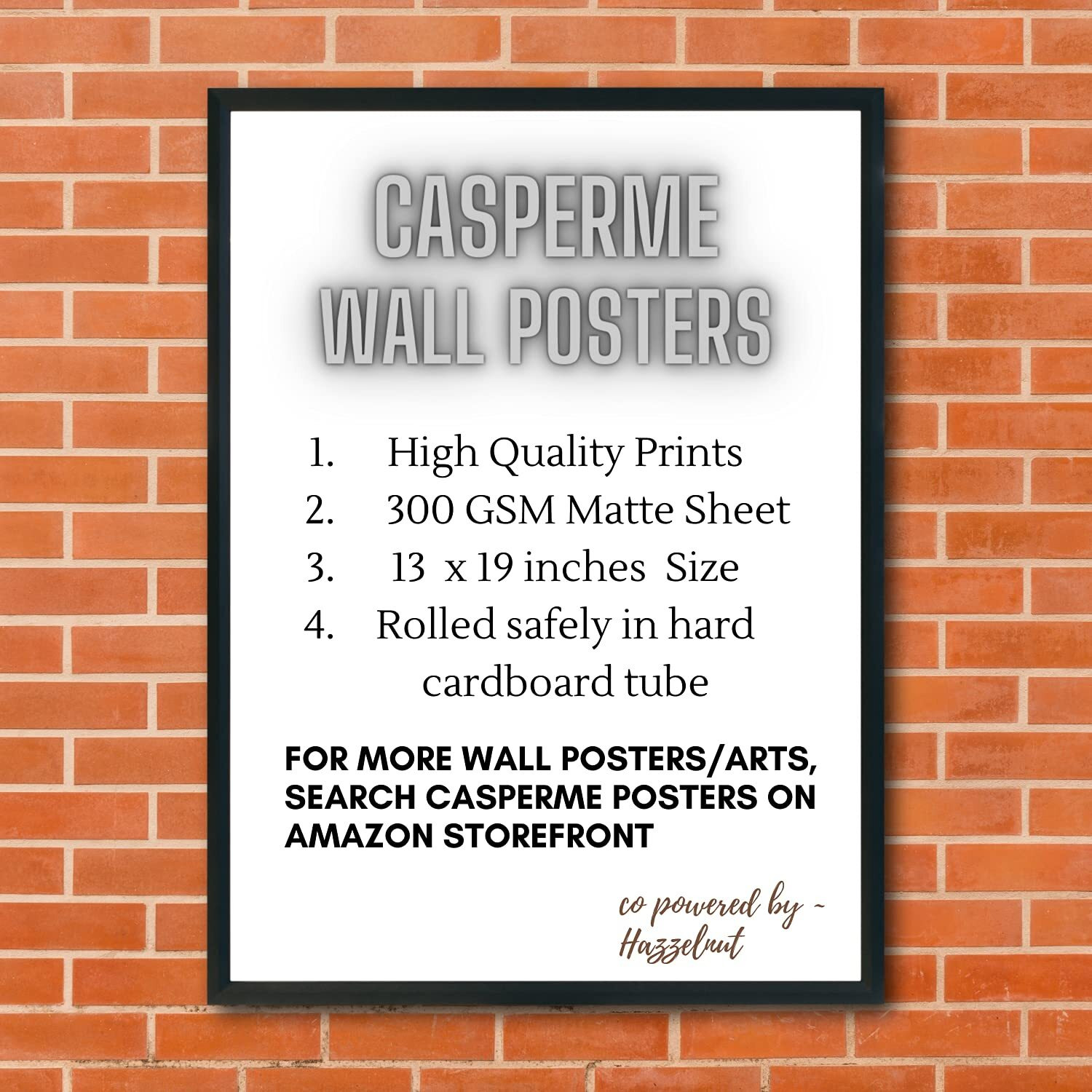 Hazzelnut Casperme 'I Am The One Who Knocks' Abstract Themed Breaking Bad 300 Gsm Print Poster (Multicolour, 13 X 19 Inch)