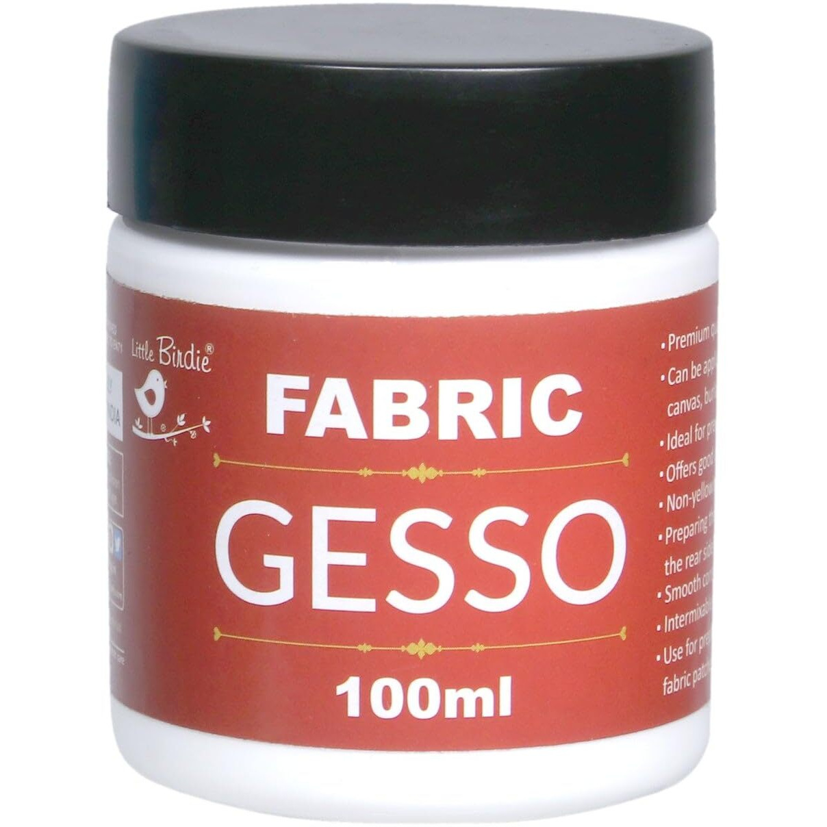 Little Birdie Fabric Gesso 100Ml