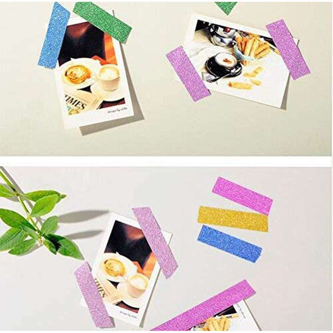 Diy Crafts Pack Of 20 Roll, Glitter Washi Masking Tape Set, Rolls Glitter Washi Masking Tape Set, Diy Acces (Pack Of 20 Roll, Glitter Washi Masking Tape Set)