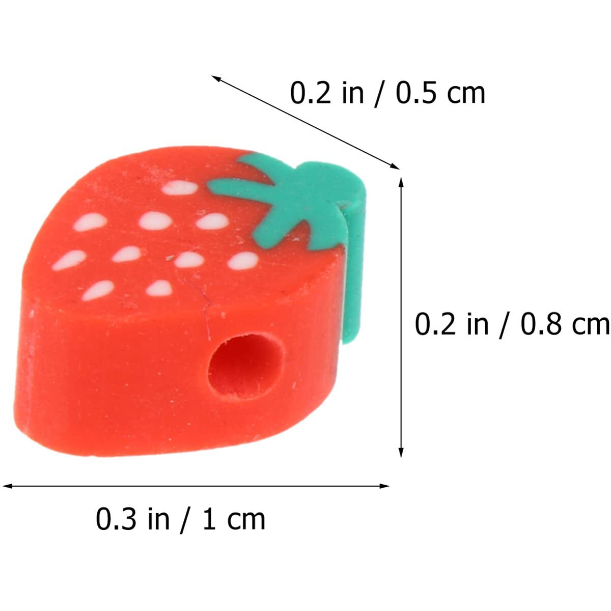 Heallily 80Pcs Diy Clay Charms Cute Charms Fruit Candy Sweets Flatback Beads Making Supplies For Craft Making Ornament Scrapbooking