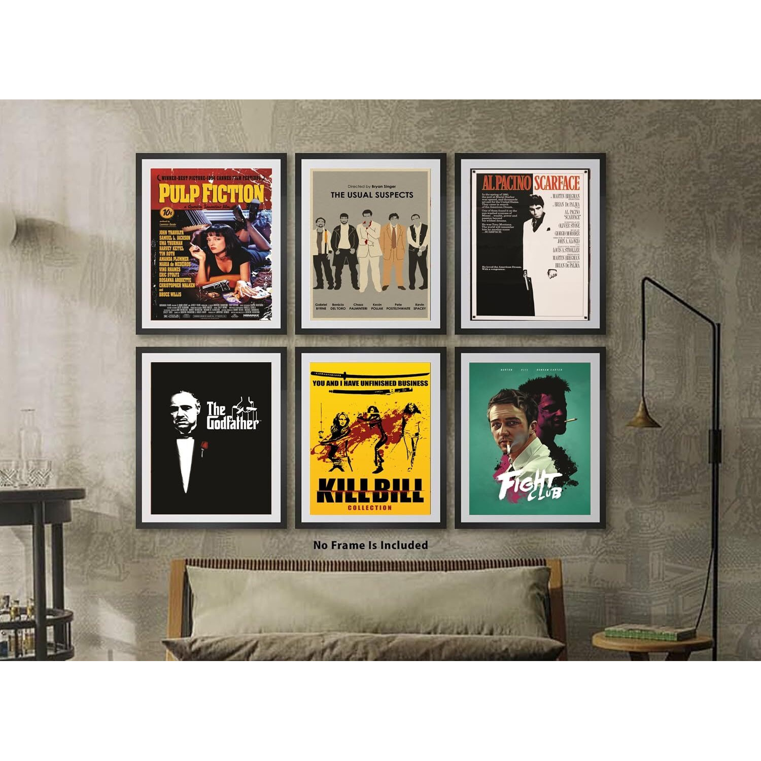Pixelartz Wall Poster Classic Hollywood Movies Posters Hd Quality, Perfect For Home, Office, Room, Decor Multicolor - Pack Of 6 | 12 X 18 | (Unframed)