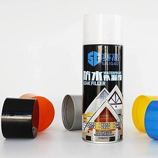 2V Brothers Waterproof Leak Filler Spray Rubber Flexx Repair Sealant Point To Seal Cracks Holes Leaks Corrosion More For Indoor Or Outdoor Use -450 Ml (Pack Of 2)