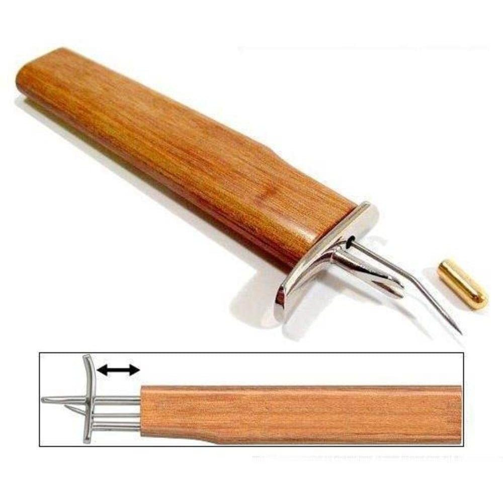 Beads N Fashion Wooden Knotter Tool  Professional Beading Knotting Tool For Jewelry Making, Diy Bead Stringing, And Craft Projects  Smooth Wooden Handle For Precision & Comfort