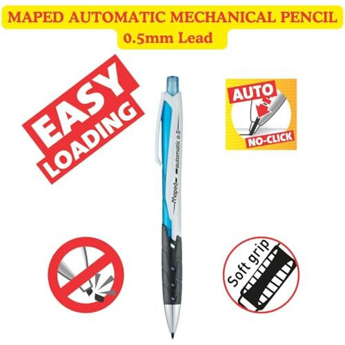 Maped Essential Stationery Kit|Essential Writing Set|Study Material|Rounder|Eraser|Mechanical Pencil|School Supplies|Stationery Kit| Mandala Art Kit For Adult| Mandala Art Tool Doodling Kit| Non Toxic