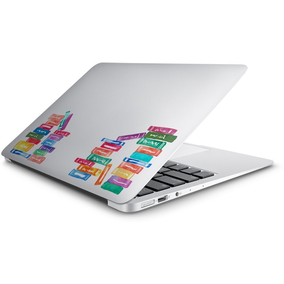 Elton Book Apple Mac-Book Air 13 Inch 3M Skin With Apple Logo Cut