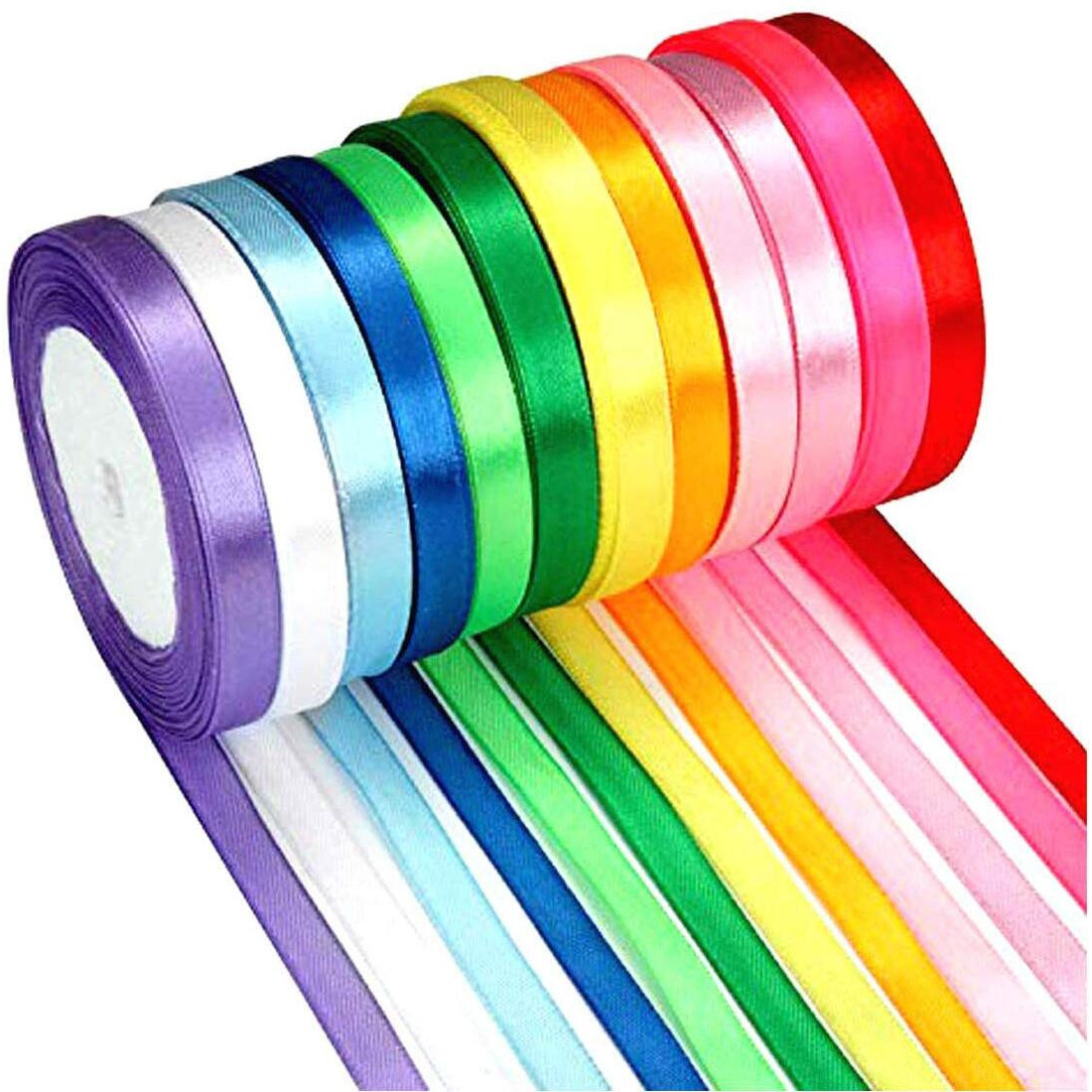 Diy Crafts Shade No  4, 15Mm 5/8&quot Inch 18 Yards, Polyester Ribbon For Floral Arrangement, Bouquet, Big Diy Artwork Projects | No Fading Woven Ribbon (Shade No  4, 15Mm 5/8&quot Inch 18 Yards)