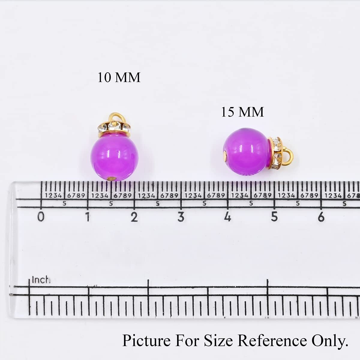 Embroiderymaterial Pear Shape Glass Dangle Charms Beads With Rhinestones Pendants For Jewellery Making, Earrings, Bracelet, Necklace & Diy (10 * 15 Mm, 25 Pieces, Crystal White)