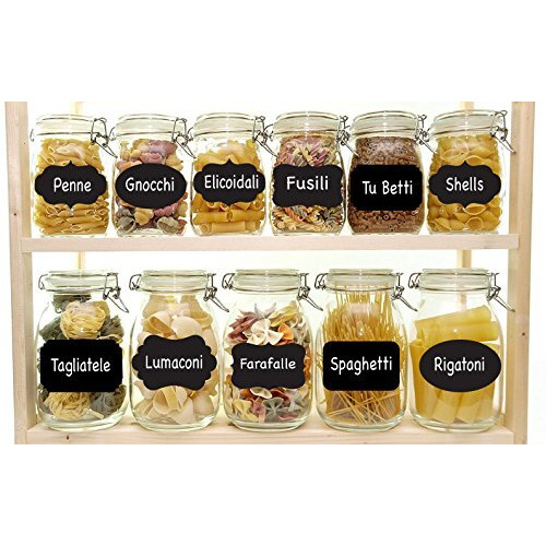 Nourish 42 Pcs In 6 Styles Chalkboard Sticker Labels