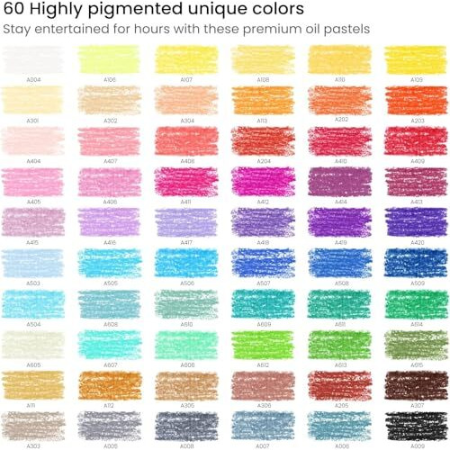 Arteza Oil Pastels Set Of 60