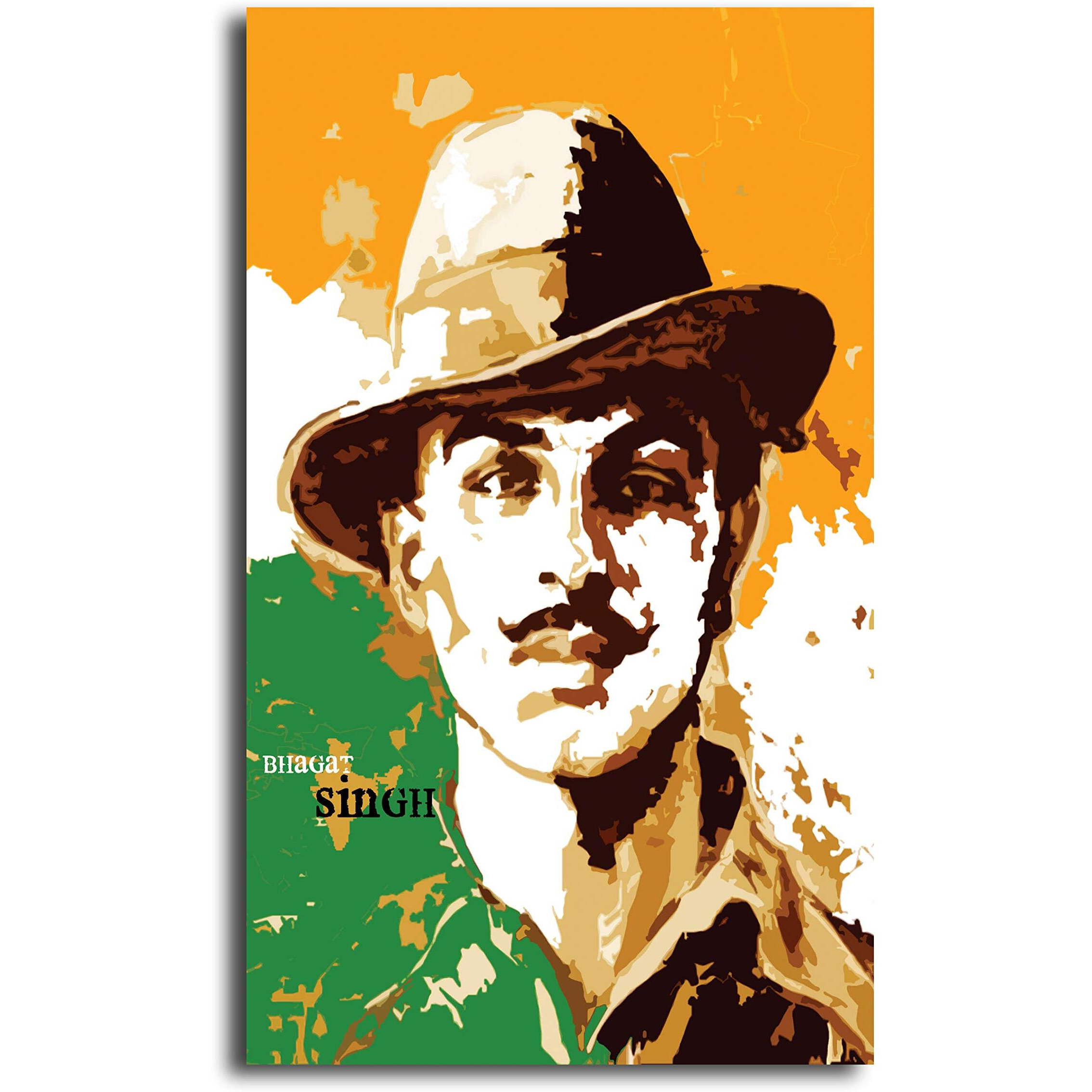 Pixelartz Wall Poster - Shaheed Bhagat Singh Poster