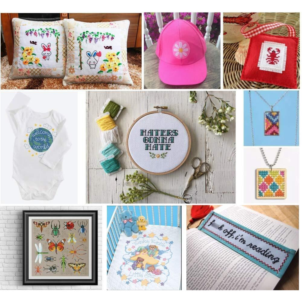 Diy Crafts Pack Of 15 Pcs, Yellow Extra, Embroidery Floss Rainbow Color Skeins Per Pack Cross Stitch Threads Friendship Bracelets Floss Crafts Floss - Ske(Pack Of 15 Pcs, Yellow Extra)