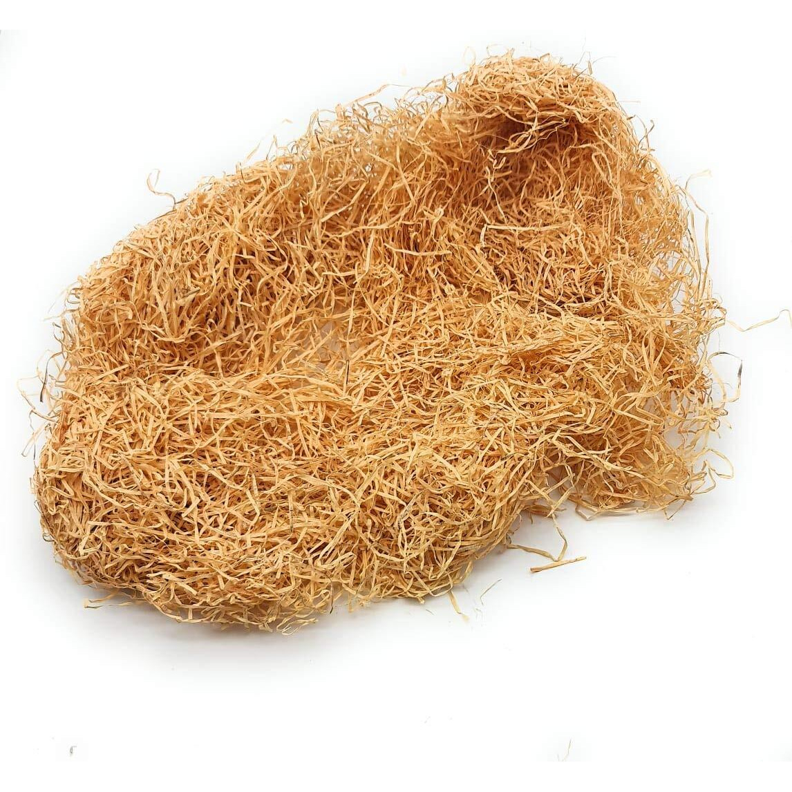 Satyam Kraft 50 Gm Paper Grass Strips, Crinkle Cut Shredded Paper Reusable Non Toxic,Material Wrapping, Christmas Basket Packaging Filling,Hamper Decor,Gift Box Fillers,Craft Diy Other Occasion(Beige)
