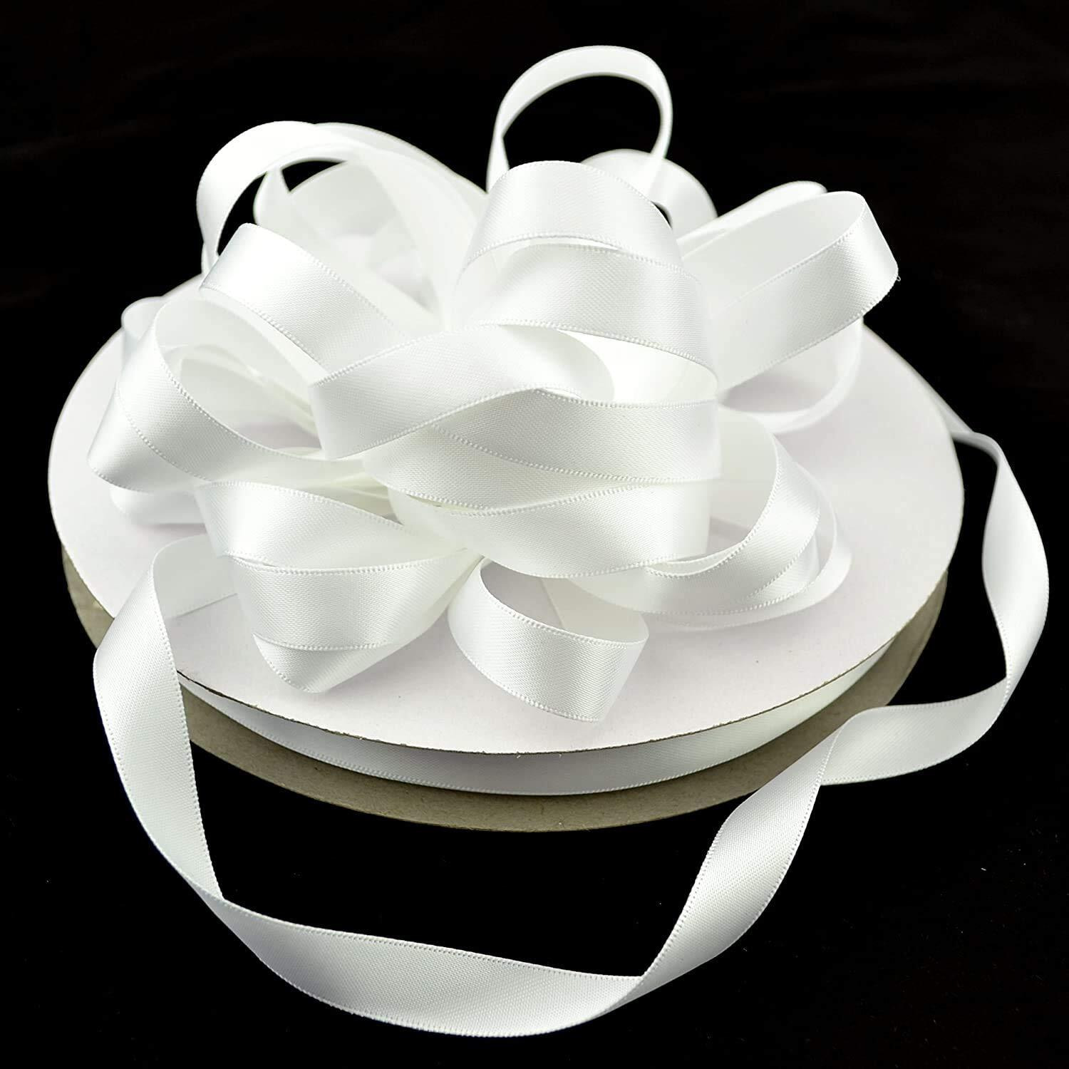 Diy Crafts Pack Of 1 Pc, Double Face Ribbon, Polyester Non Fading Woven Ribbon For Flo(Pack Of 1 Pc, Double Face Ribbon)