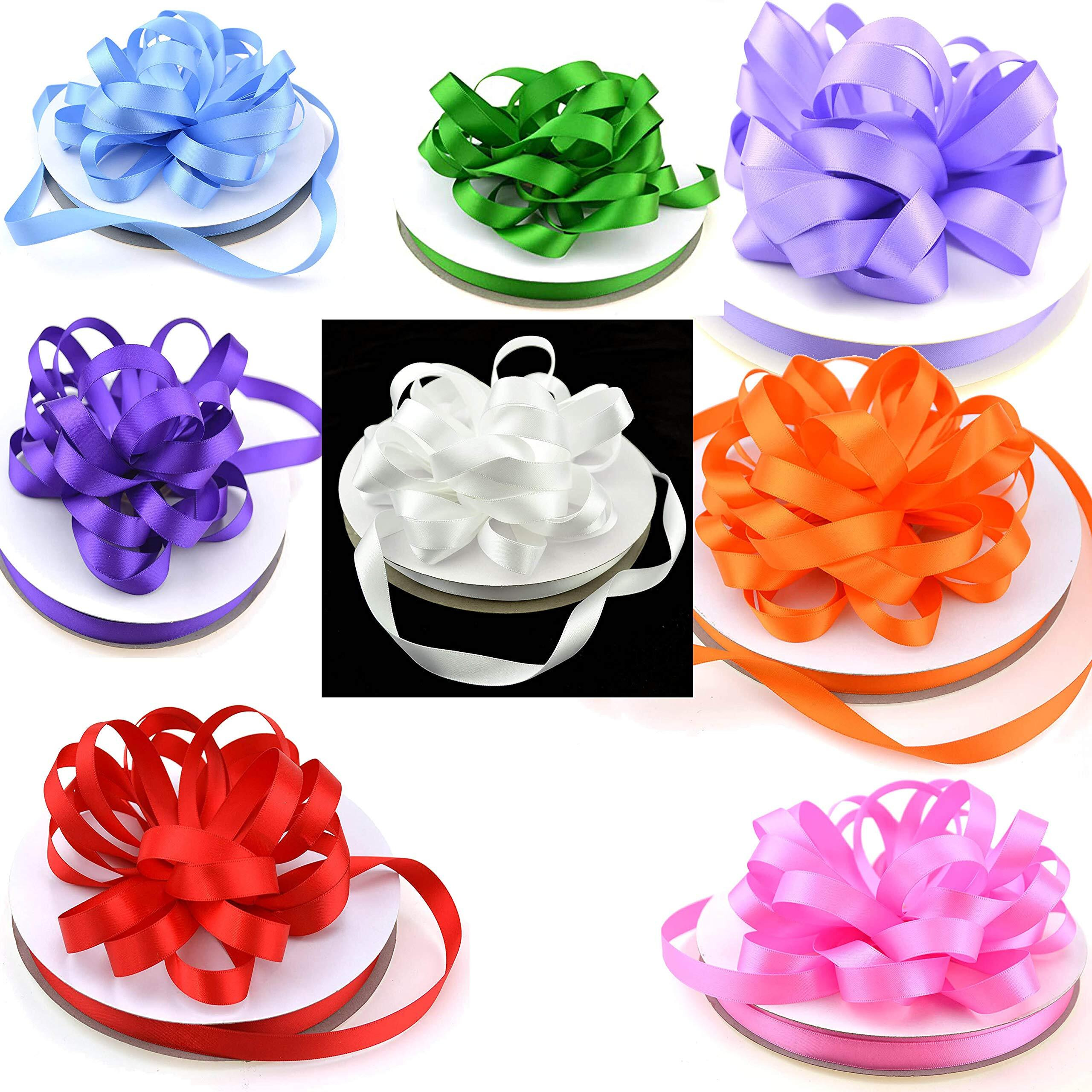 Diy Crafts Pack Of 2 Pcs, Double Face Ribbon, Polyester Non Fading Woven Ribbon For Fl(Pack Of 2 Pcs, Double Face Ribbon)