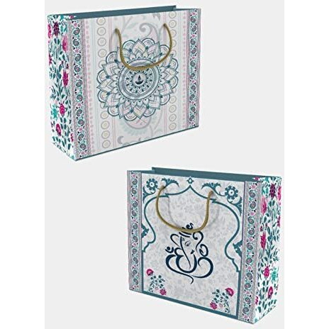 Acl Studios Propitious Custom Gift Bag Or Fashion Bags For Diwali Gifting, Birthday Gifts, Marriage Gifting, Christmas Gifts, Baby Showers & Shopping (Pack Of 10 Paper Bags)- X Small
