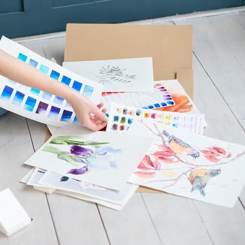 Eclet A4 Size, 225Gsm Smooth Finish Ivory Drawing Paper Sheets, White, 8.25X11.5 Inch,Pack Of 100 Sheets