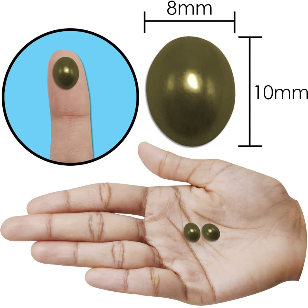 Diy Crafts 125 Grm, As Image, 8Mm X 10Mm As Image Diy Accessory Findings Jewellery Clasps Fittings Diy Jewellery Making Accessories Pearl Olive Green Color Acrylic Material S (125 Grm, As Image)