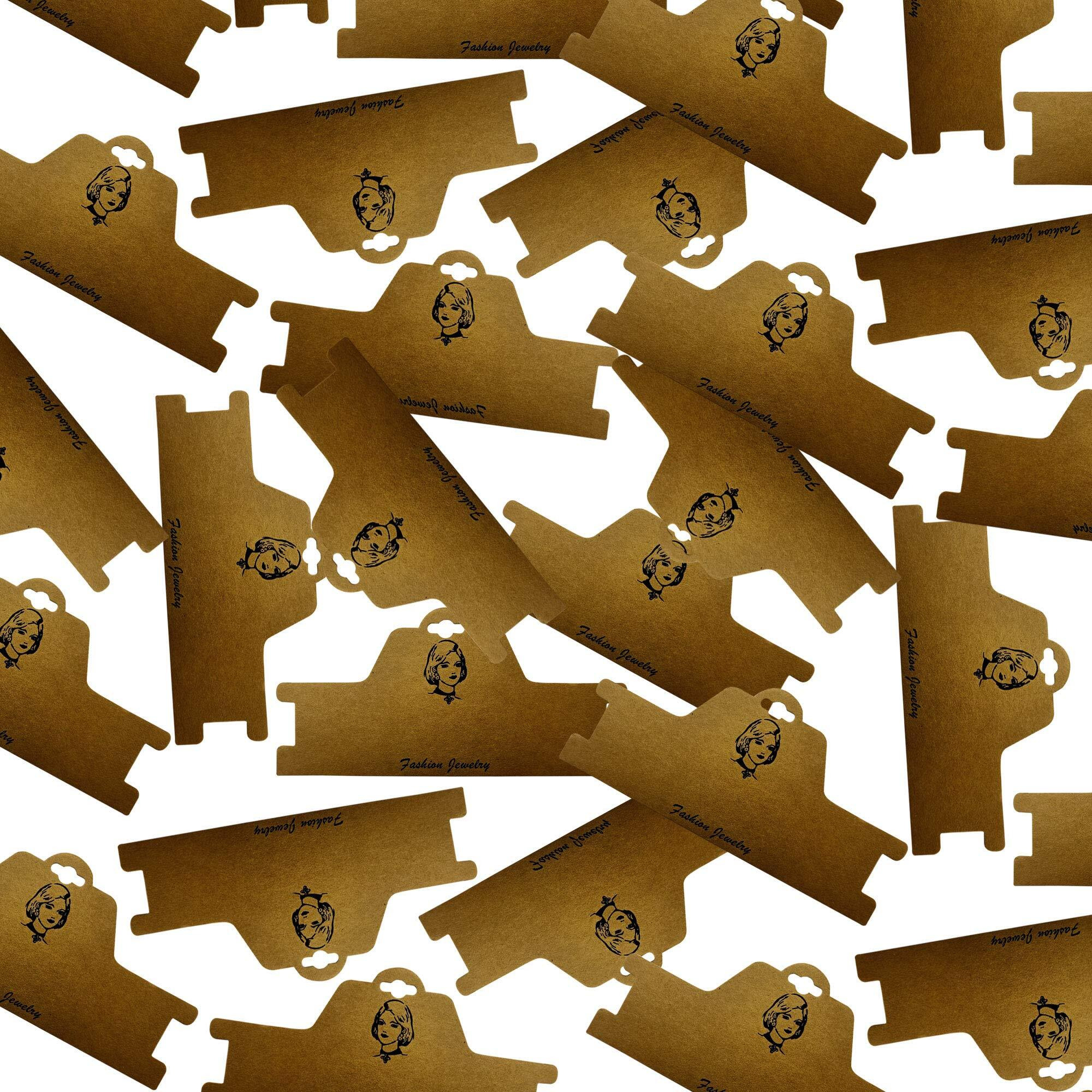 Diy Crafts Pack Of 100 Pcs 50X2, Multi, 50Pcs/Lot 9Cmx17.8Cm As Image Jewellery Display Cards For Necklaces Jewellery-Making Display & Pa(Pack Of 100 Pcs 50X2, Multi)