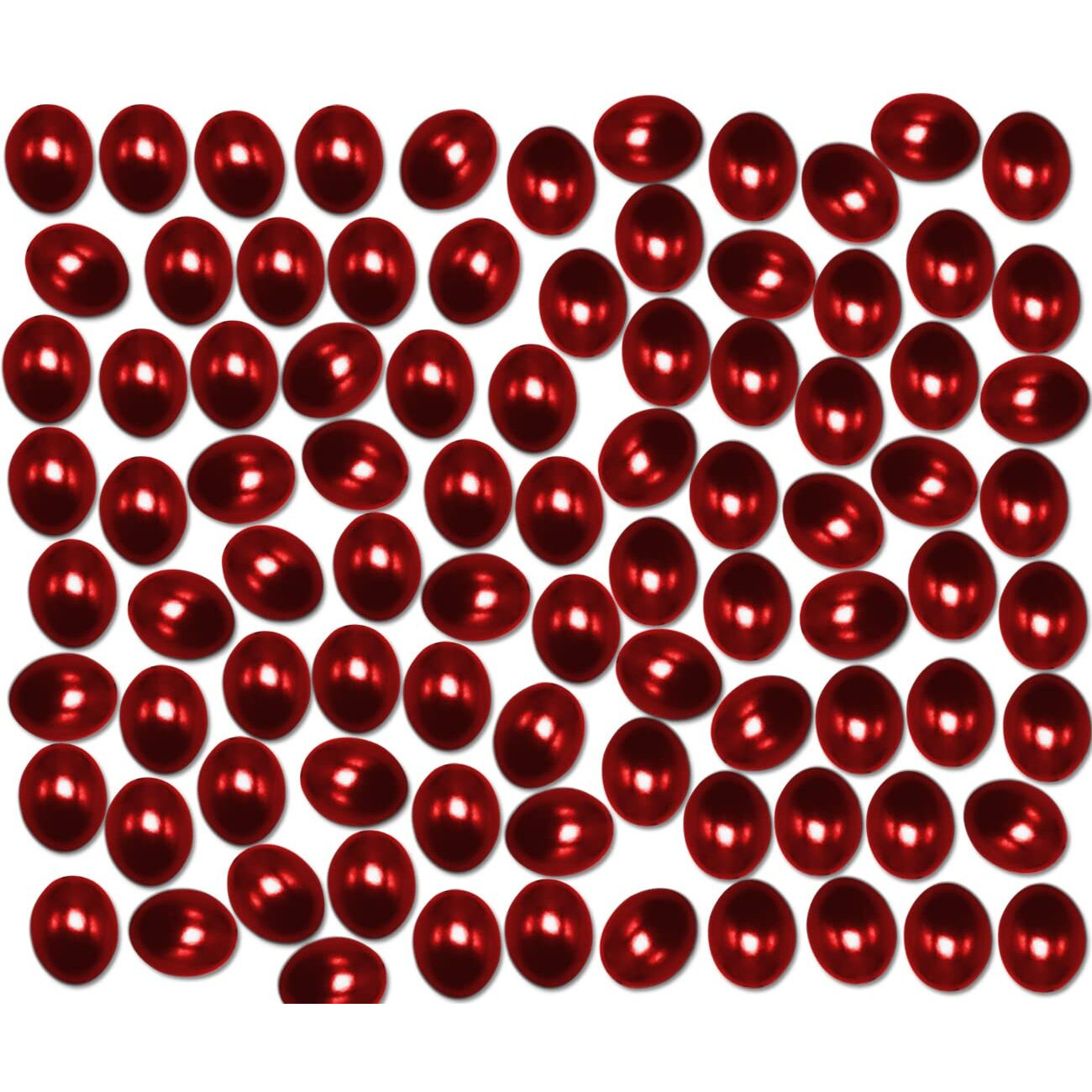Diy Crafts 25 Grm, As Image, 8Mm X 10Mm As Image Diy Accessory Findings Jewellery Clasps Fittings Diy Jewellery Making Accessories Pearl Red Color Plastic Material Sh (25 Grm, As Image)