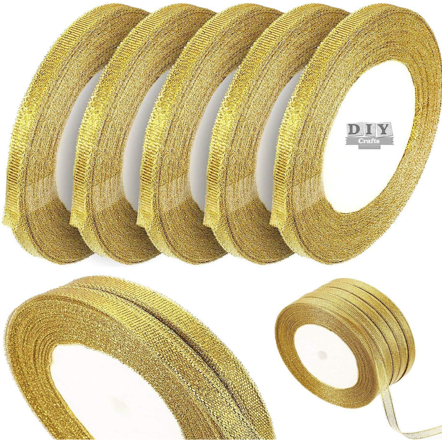 Diy Crafts Design  No 2, Pack Of 50 Yards Roll, Polyester Non Fading Woven Ribbon For Unsorted Bulk Gift Wrapping Party Decora (Design  No 2, Pack Of 50 Yards Roll)