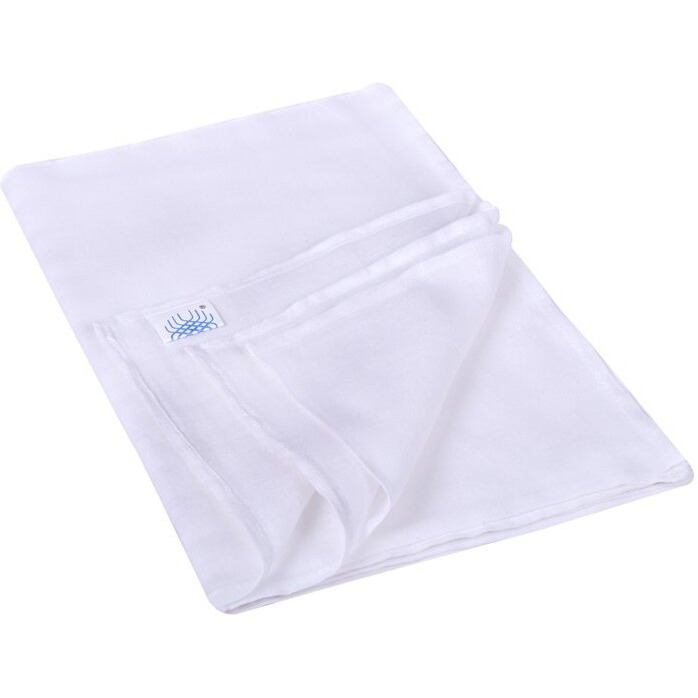 Looms & Weaves - Organic White Baby Bedspread + Bath Towels For New Born Babies (Dyed With Natural Dyes)