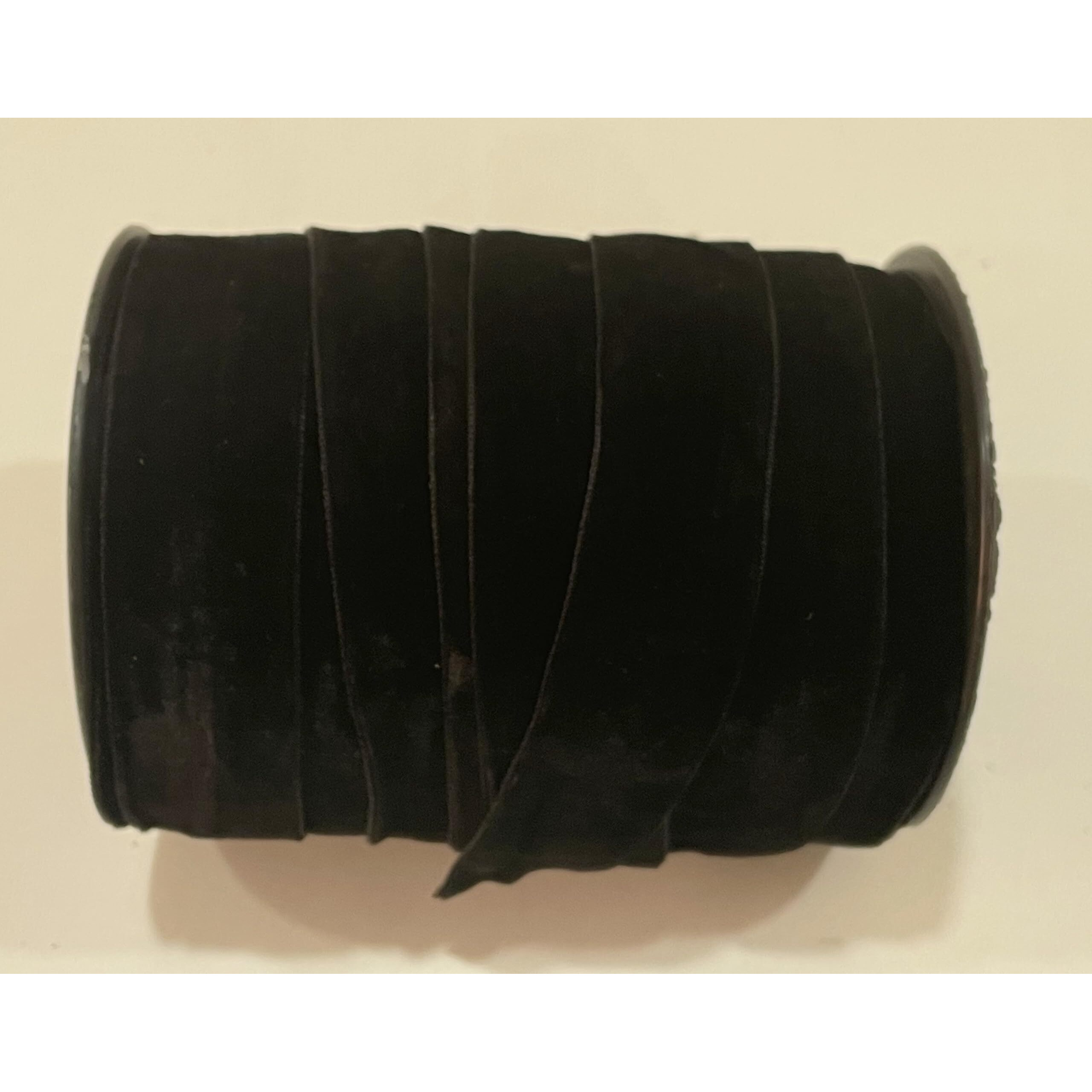 Omx, Black Velvet Ribbon Patti Lace (12 Meters) With 1 Inch Width, Saree Border, Party Decoration