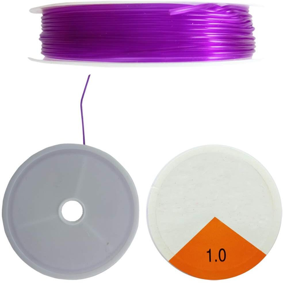 Diy Crafts Pack Of 1 Pc, Purple Color, As Image Jewellery Thread For Necklaces Nylon Wire Jewellery-Making Display & Pack (Pack Of 1 Pc, Purple Color)