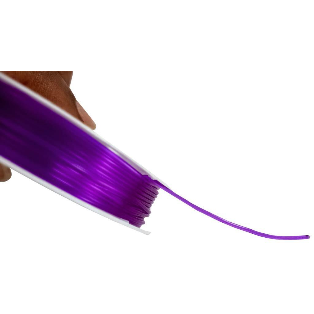 Diy Crafts Pack Of 1 Pc, Purple Color, As Image Jewellery Thread For Necklaces Nylon Wire Jewellery-Making Display & Pack (Pack Of 1 Pc, Purple Color)