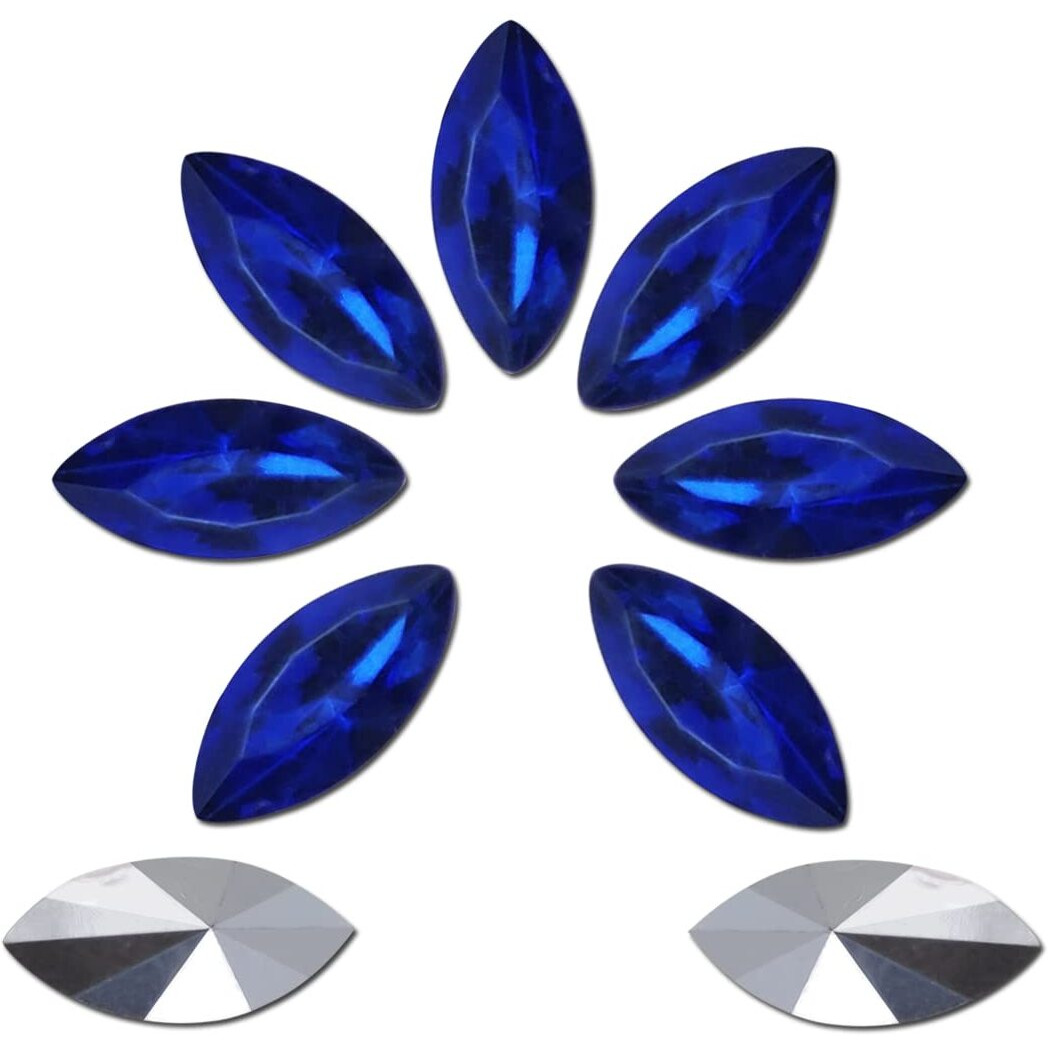 Diy Crafts 125 Gram, As Image, 8Mm X 15Mm As Image Diy Accessory Findings Jewellery Clasps Fittings Diy Jewellery Making Accessories Blue Color Plastic Material Sha (125 Gram, As Image)