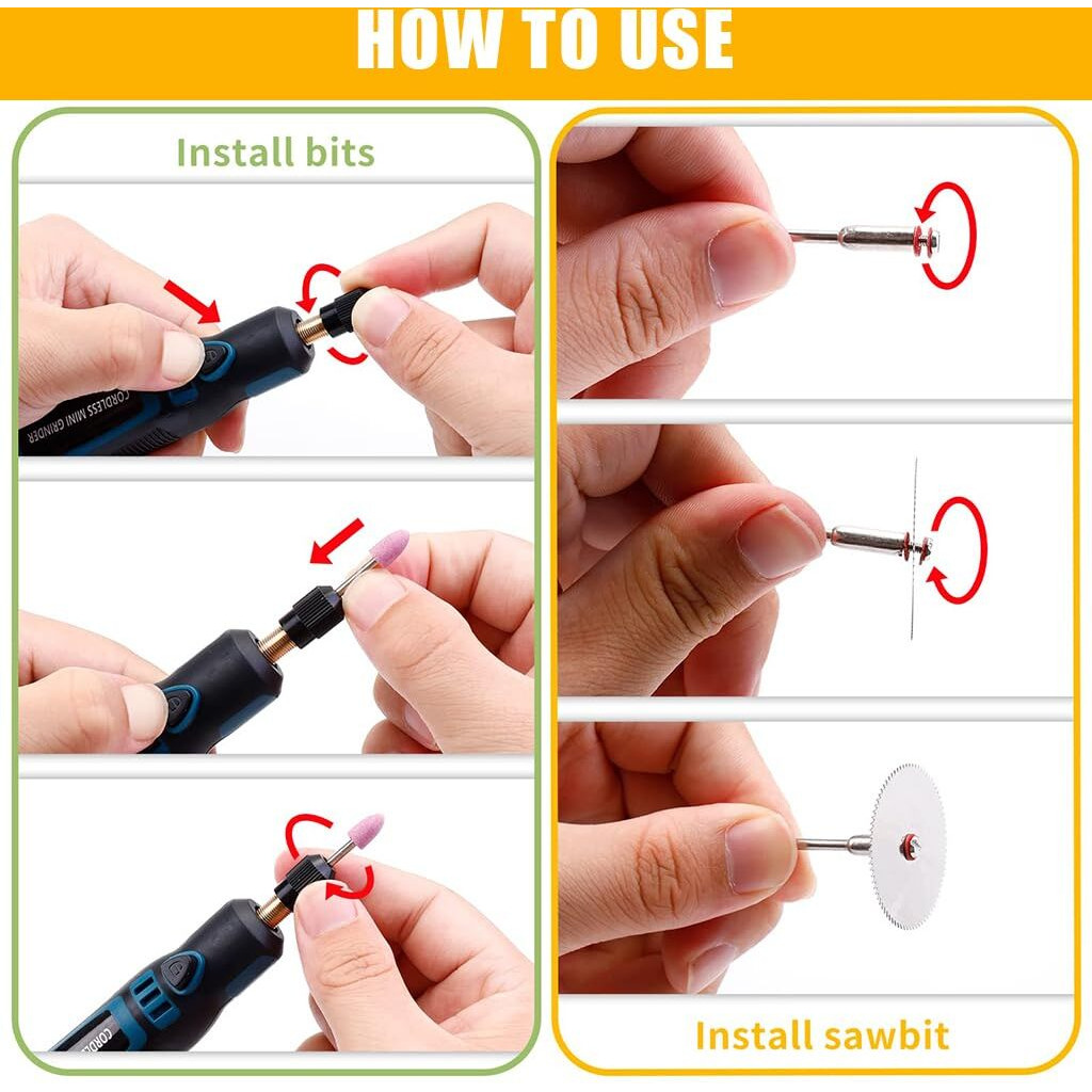 Serplex Electric Engraving Pen Kit With 44 Bits Cordless Usb Engraving Pen Engraving Machine Engraving Pen Kit Includes Pattern Templets Diy Engraving Pen For Wood, Stone, Metal, Jewelry, Ceramics