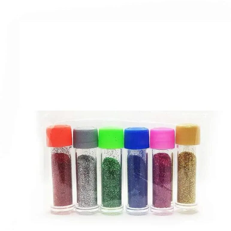 Royals Glitter (Chamki) Fine Glitter For Resin, Set Of 6 Colors, Leobro Extra Fine Resin Glitter Powder, Nail Glitter, Assorted Craft Glitter For Epoxy Resin Art, Body Face Hair Glitter Bulk, Glitter Tumbler Candle Making