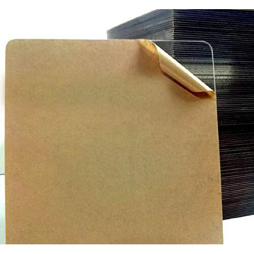 Bigimall 2Mm Transparent/Clear Acrylic Sheet 12&quotX12 Inch X 3 Pcs Rounded Corners