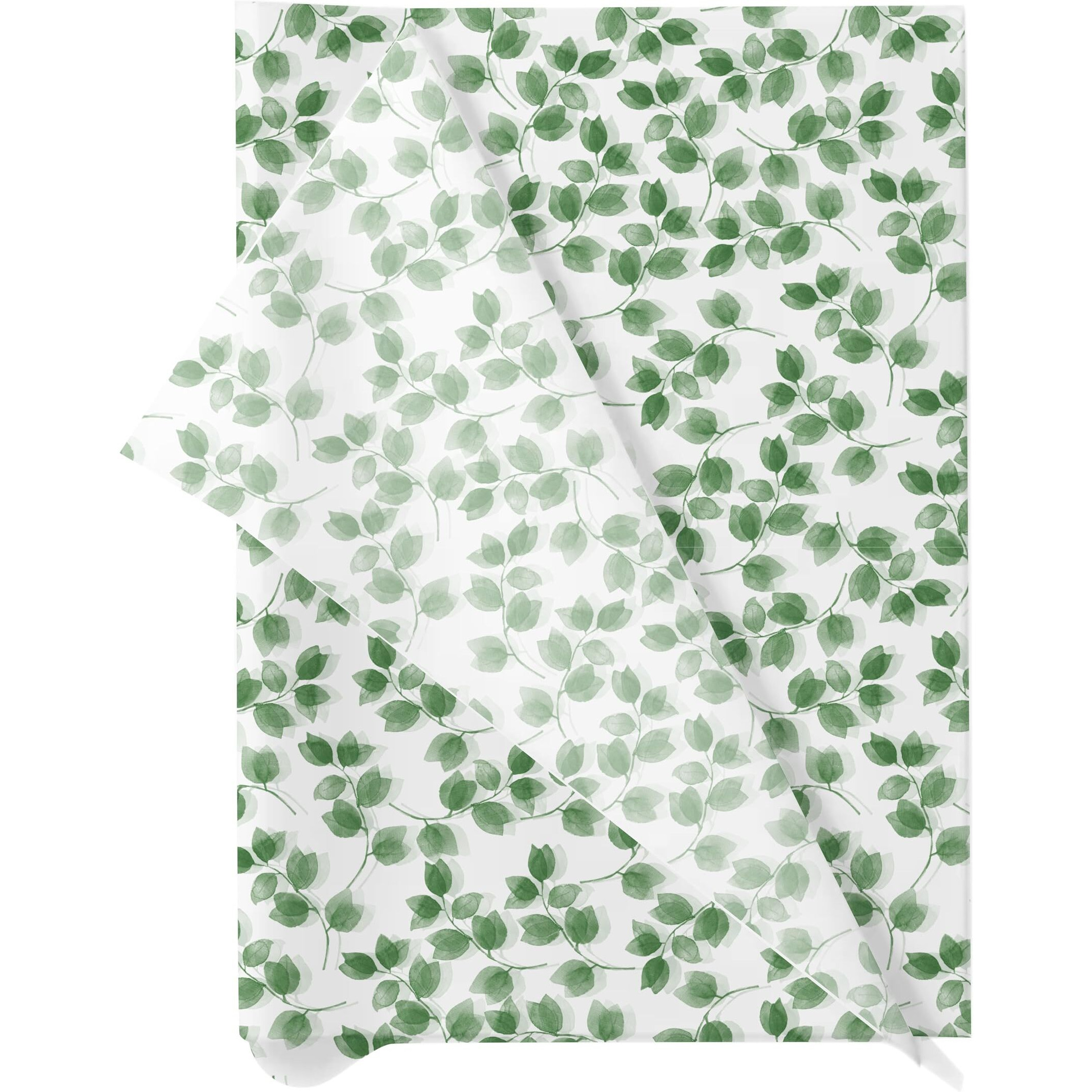 Townbus - 100 Nos Of Natural Green Printed Wrapping Paper | Perfect For Gift Wrapping, Storage, Stuffing, Wrapping Of Cloths, Arts And Crafts & Other Business Uses | Acid Free