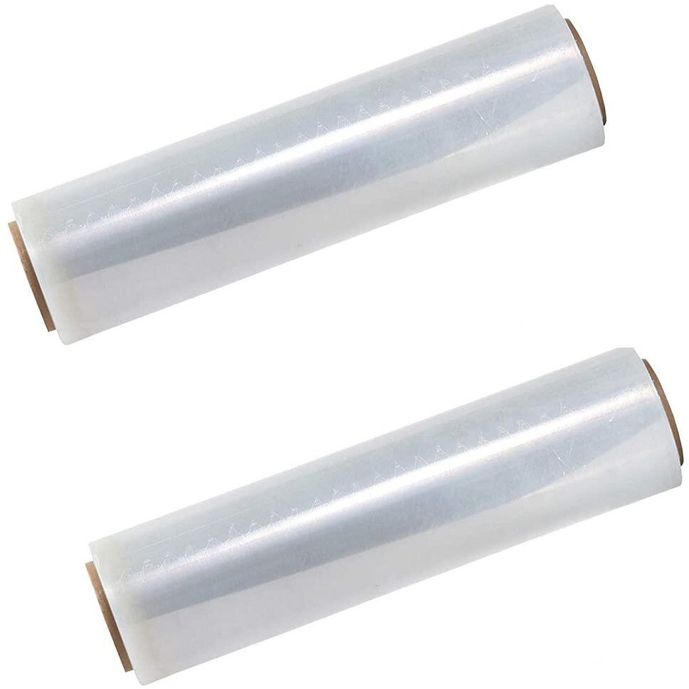 Amit Marketing Multipurpose Packing Cling Film I Compostable Transparent Wrap Roll I 70 Micron, 4 Inch (300 Mm) I For Packaging & Safety Needs, Gift, Bakery Items, Bouquet, Diy Crafts I 300 Mtr - 6Pcs