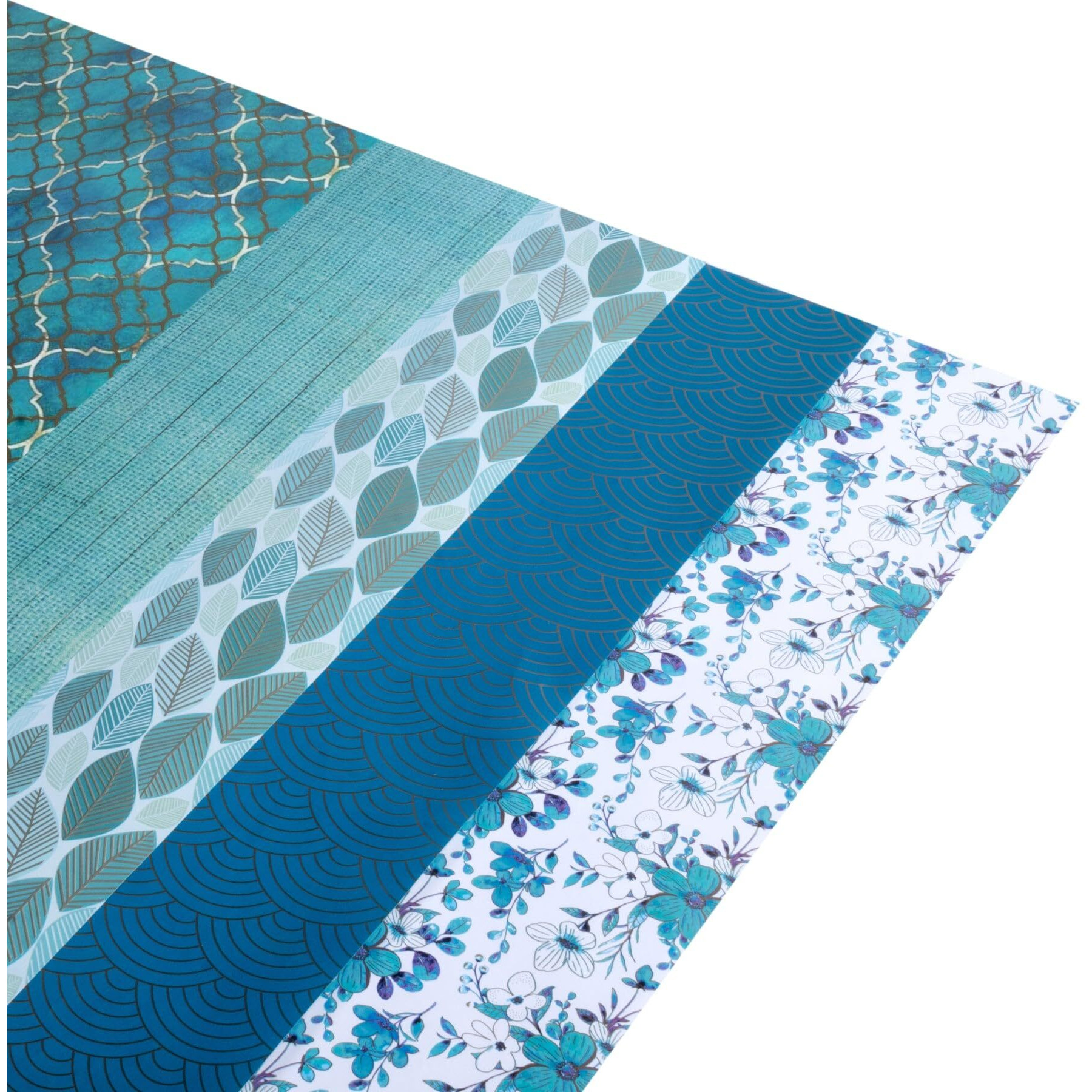 Little Birdie Aqua Vibe - Gift Wraps - Pack Of 10 (Each Design 2 Sheets)