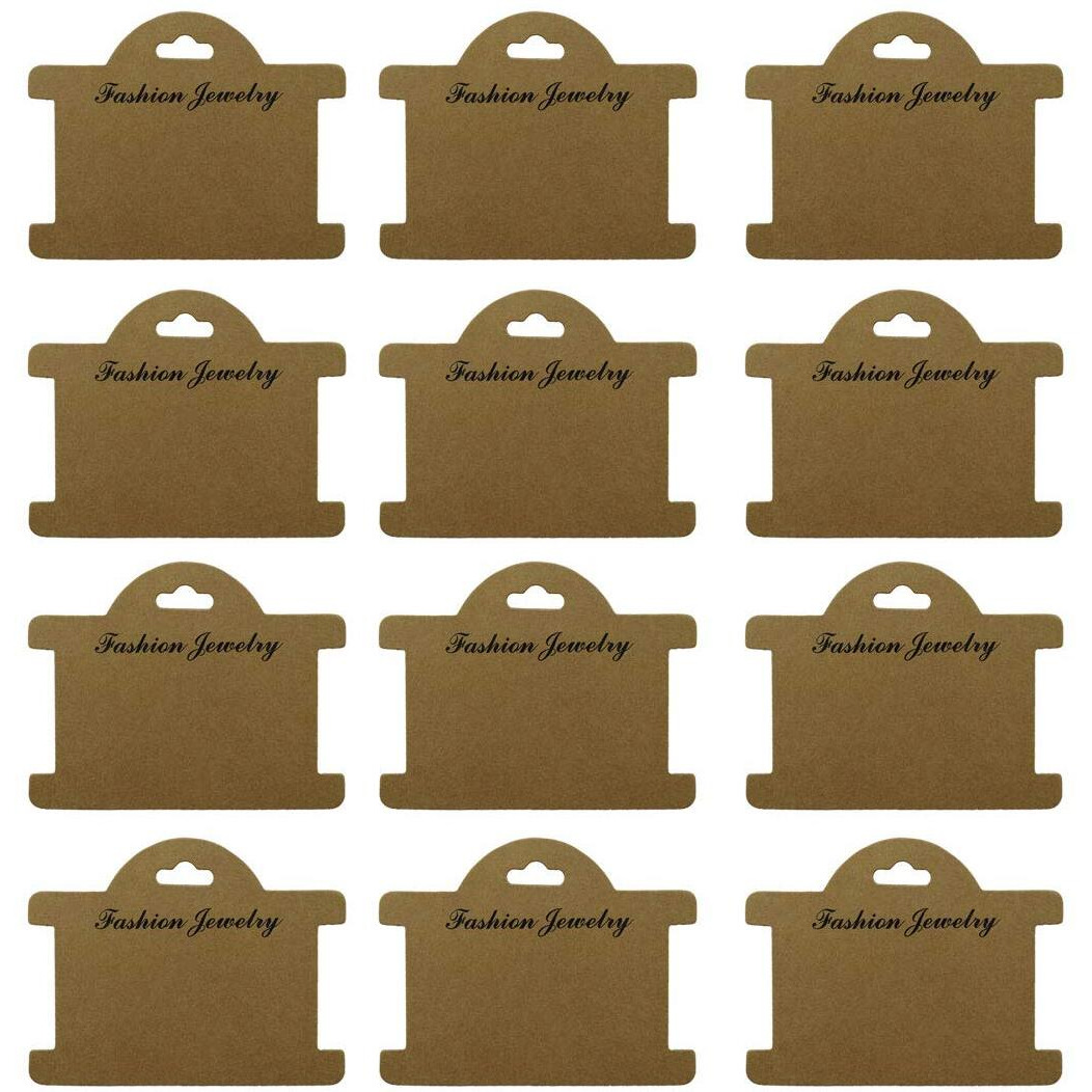 Diy Crafts Pack Of 100 Pcs 50X2, Multi, 50Pcs/Lot 7Cmx9.7Cm As Image Jewellery Display Cards For Necklaces Jewellery-Making Display & Pa (Pack Of 100 Pcs 50X2, Multi)
