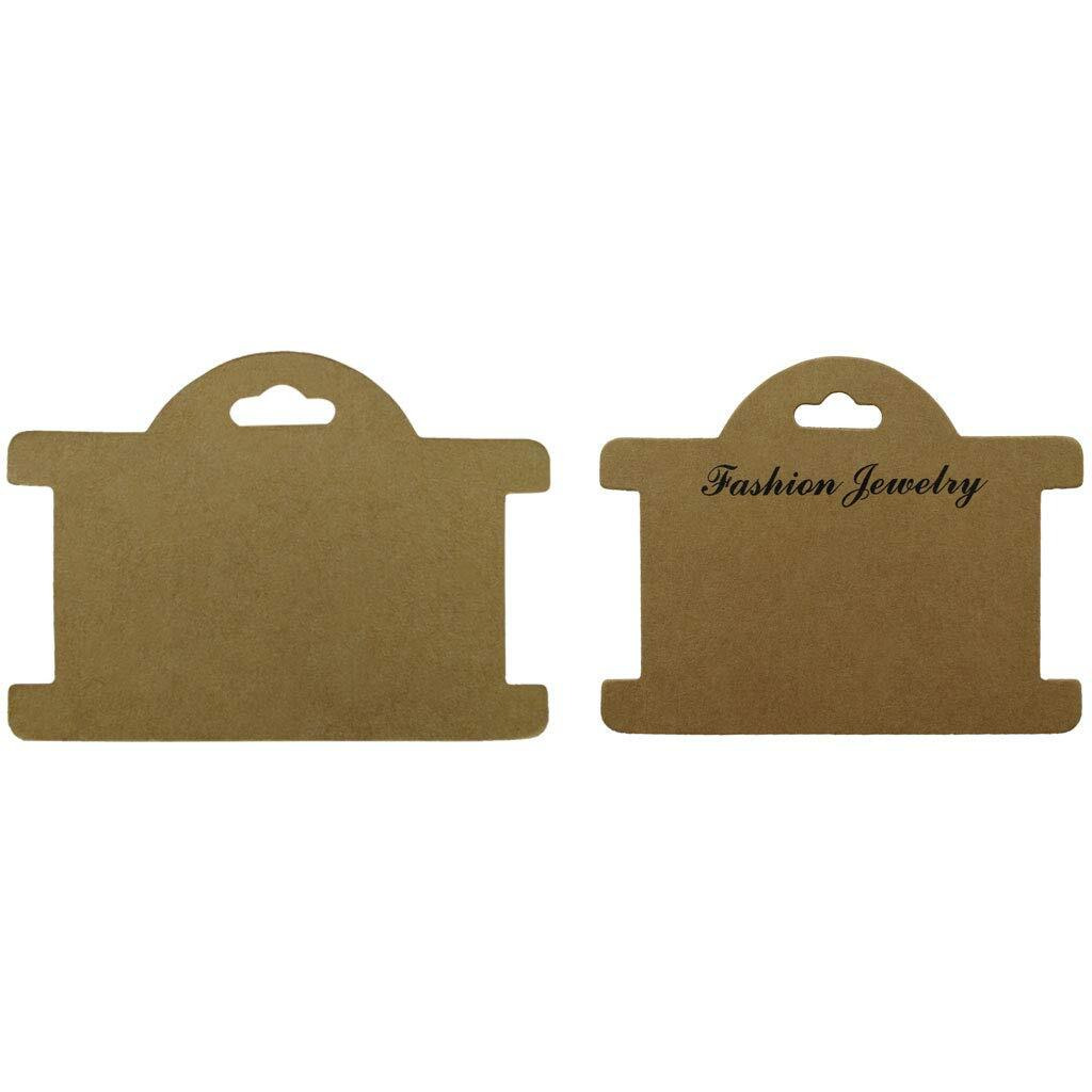 Diy Crafts Pack Of 100 Pcs 50X2, Multi, 50Pcs/Lot 7Cmx9.7Cm As Image Jewellery Display Cards For Necklaces Jewellery-Making Display & Pa (Pack Of 100 Pcs 50X2, Multi)