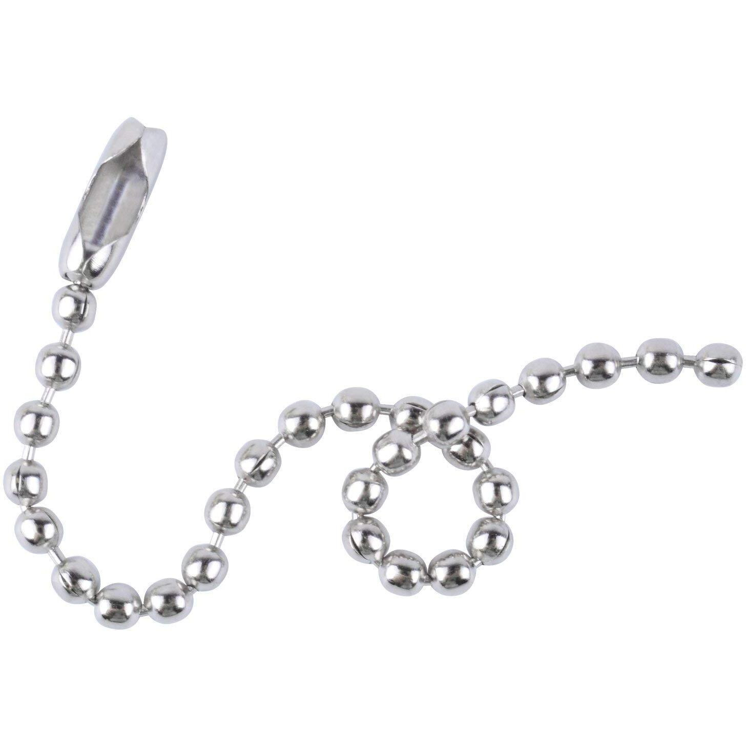 Diy Crafts Pack Of 40 Pcs, Silver Colour, 100Mm Long Bead Connector Clasp 2.4 Mm Diameter Bal (Pack Of 40 Pcs, Silver Colour)