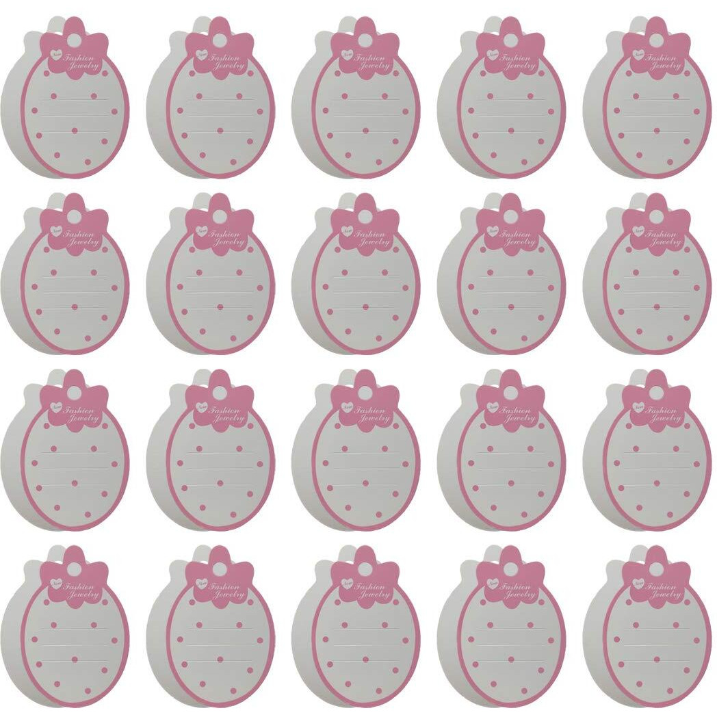 Diy Crafts Pack Of 100 Pcs 50X2, Multi, 50Pcs/Lot 8.2Cmx5.6Cm As Image Jewellery Display Cards For Necklaces Jewellery-Making Display & Pa (Pack Of 100 Pcs 50X2, Multi)