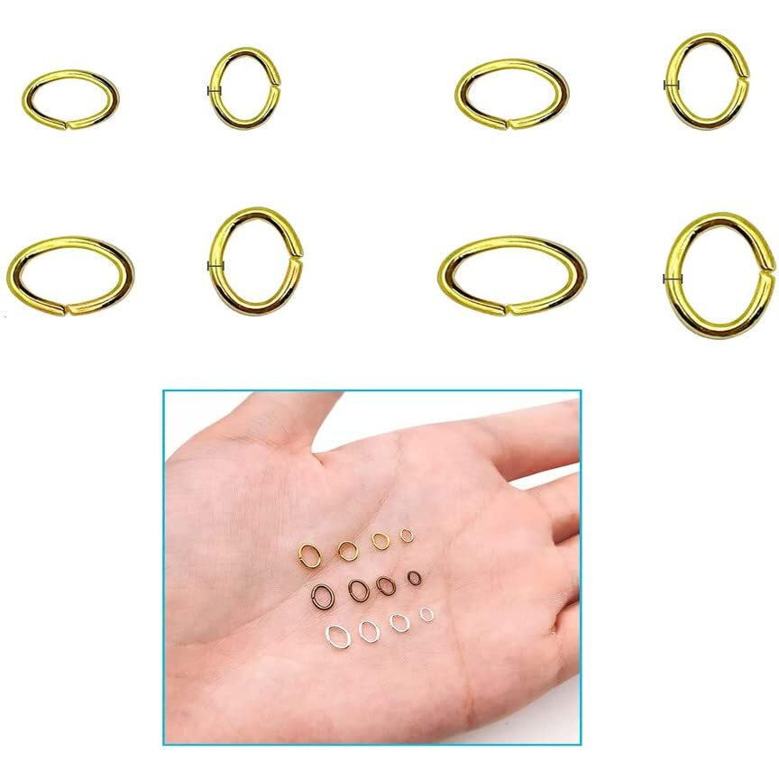 Diy Crafts 50 Only Jump Rings, Antique Gold, (50 Only Jump Rings, Antique Gold) Jump Ring Only, Dhook T(50 Only Jump Rings, Antique Gold)