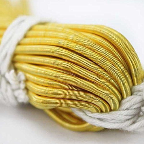 Embroiderymaterial Dapka For Aari, Zardosi Embroidery & Jewellery Work,3Mm, Smooth Finish, Golden Yellow Color(100 Gram)