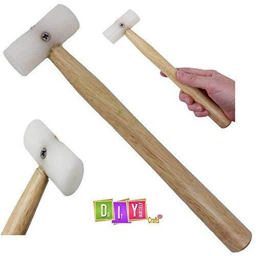 Diy Crafts Design No  1, Pack Of 1 Pc, Jewelery Nylon Head Hammer With Wood Ha (Design No  1, Pack Of 1 Pc)